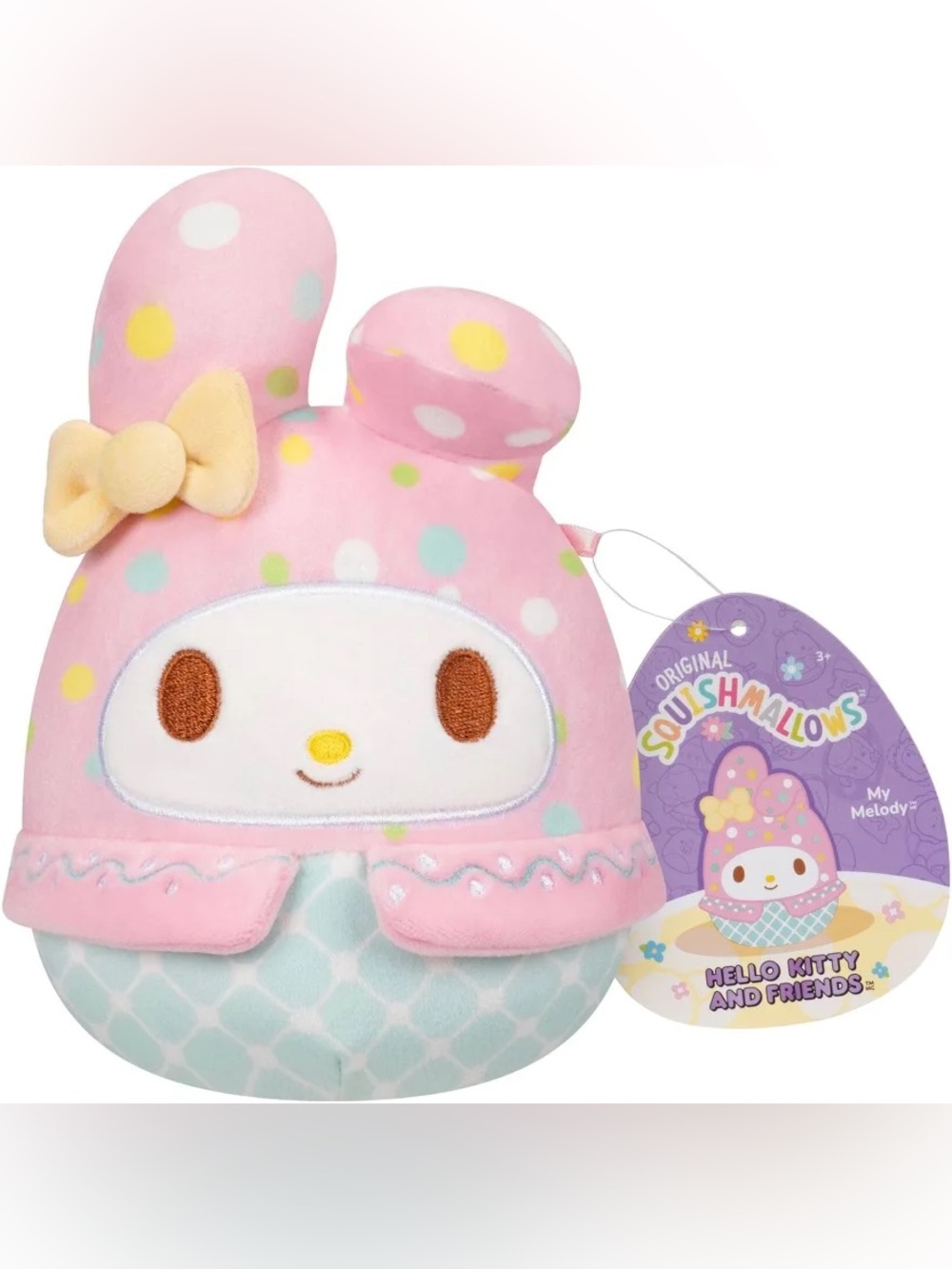 Squishmallow Hello Kitty and Friends Easter My Melody